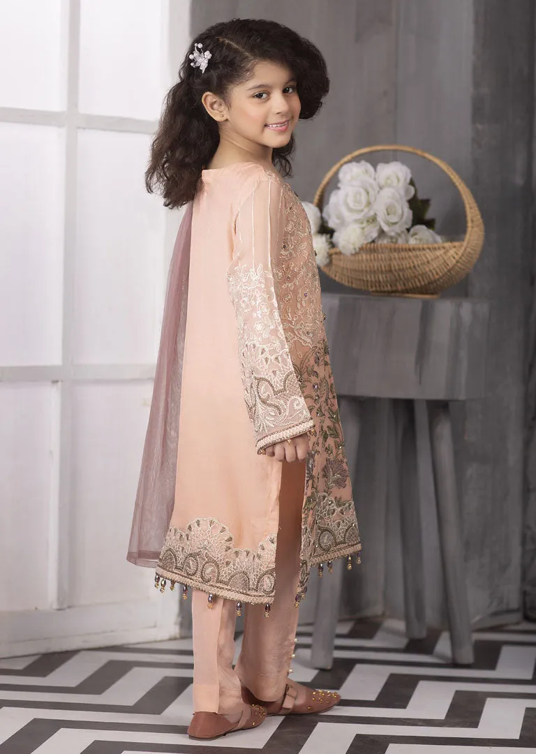 01 - Pink Jasmin - Simran Kids Designer Suit Readymade Collection Vol 4