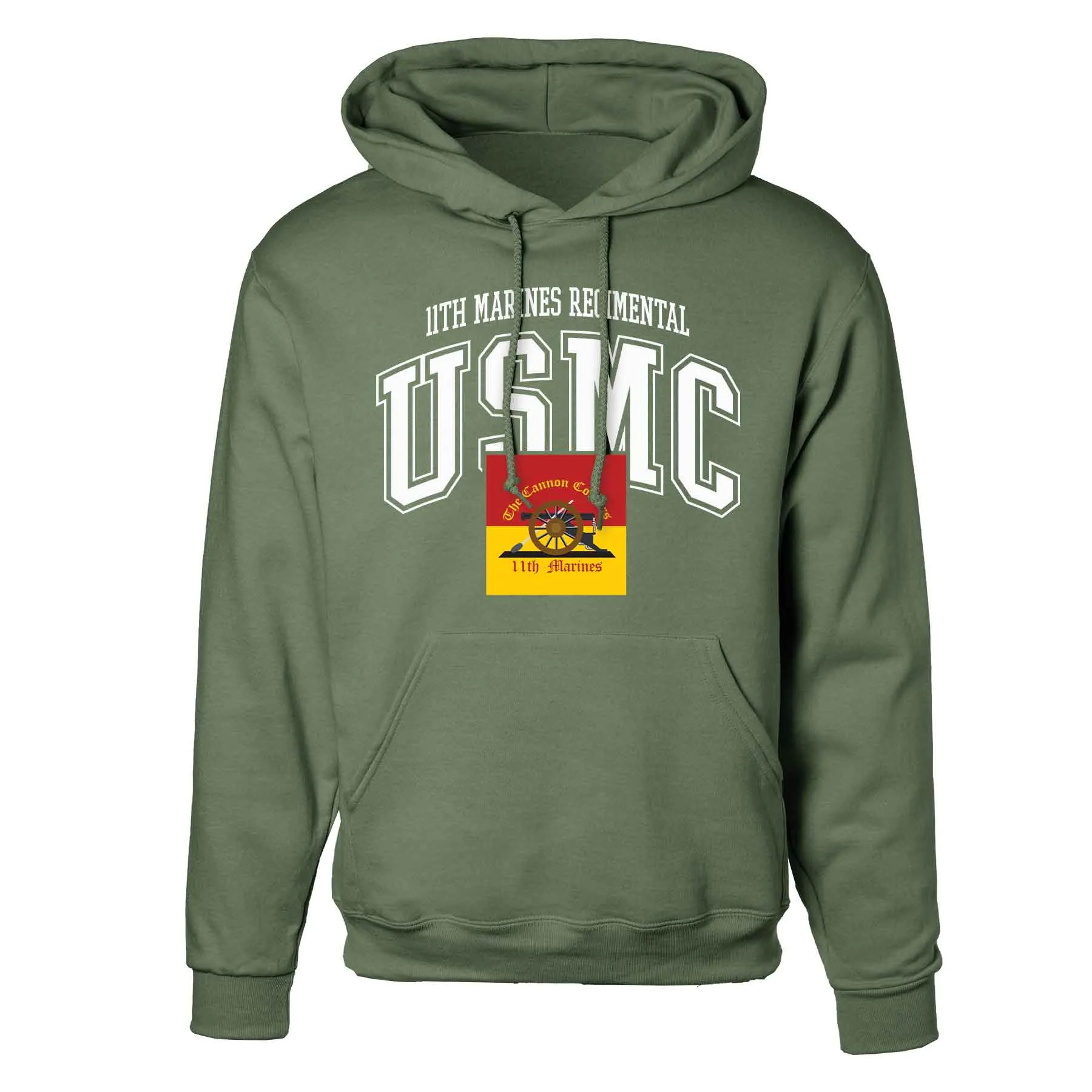 11th Marines Regimental Arched Hoodie