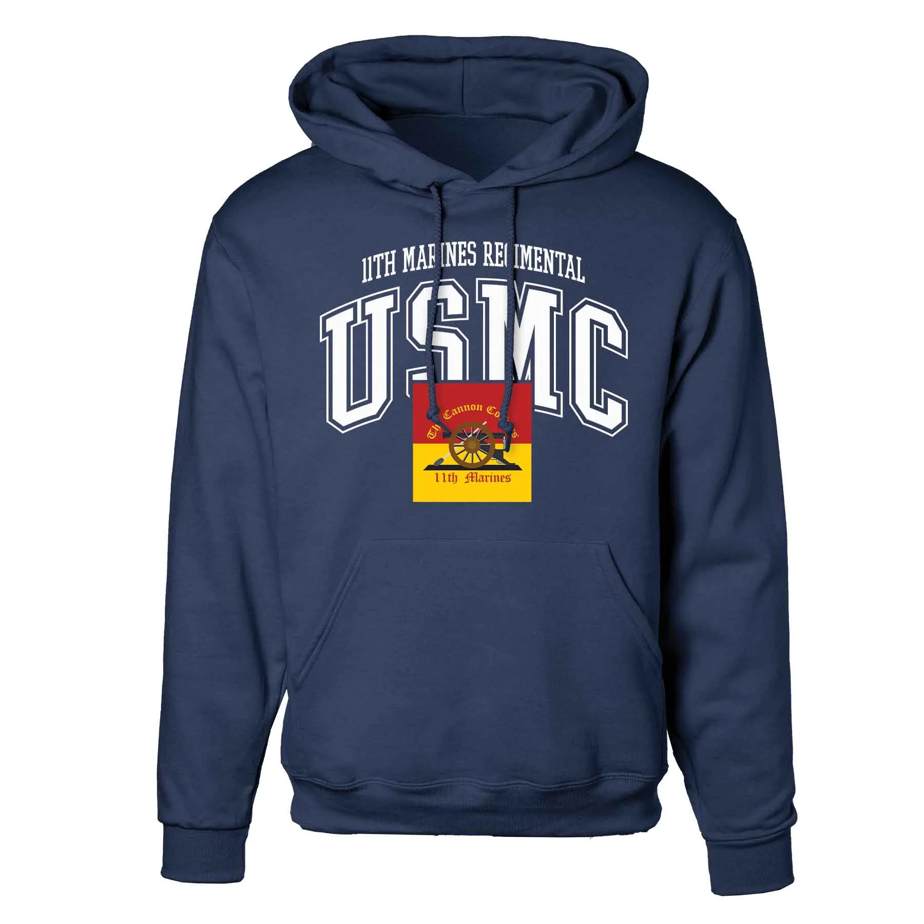 11th Marines Regimental Arched Hoodie