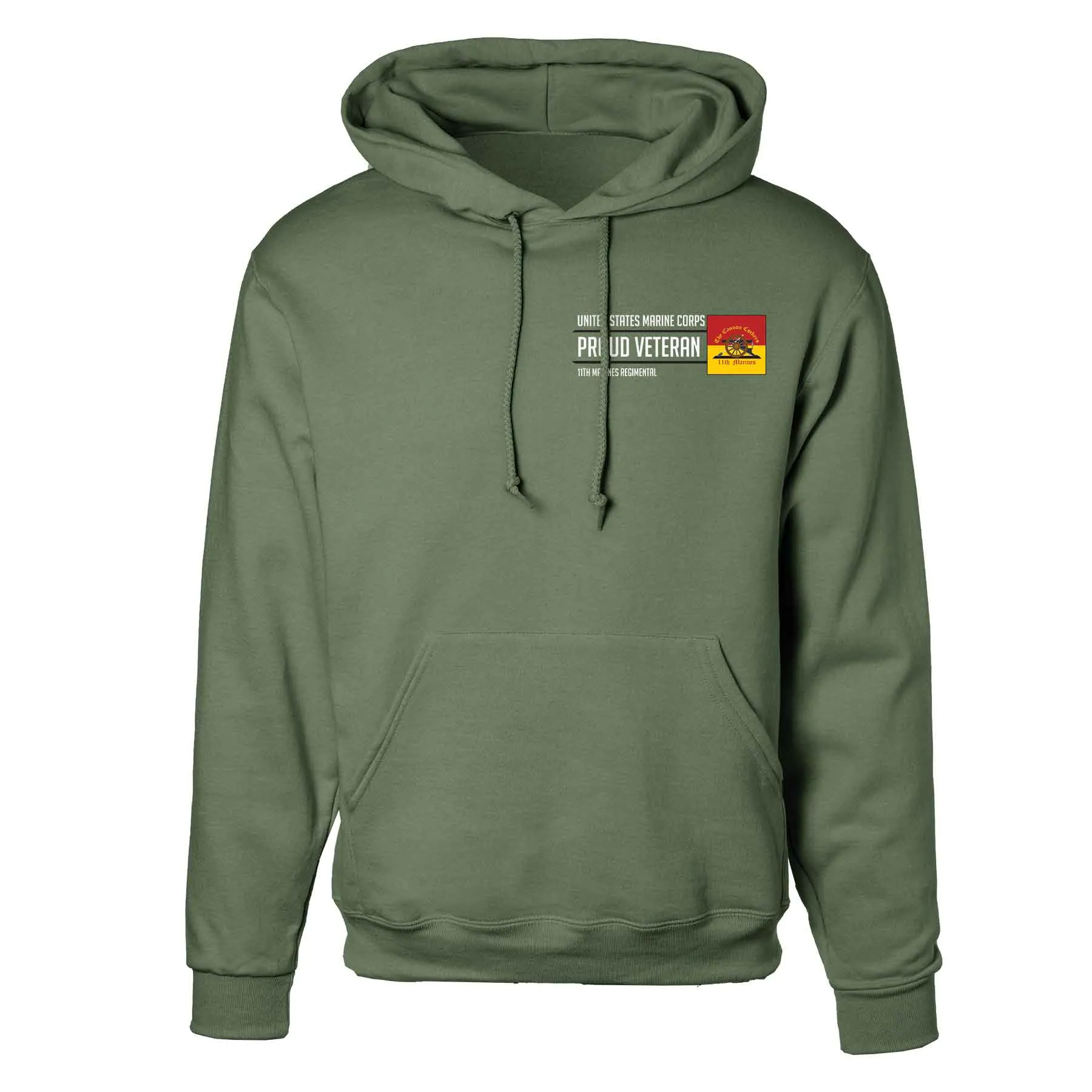 11th Marines Regimental Proud Veteran Hoodie