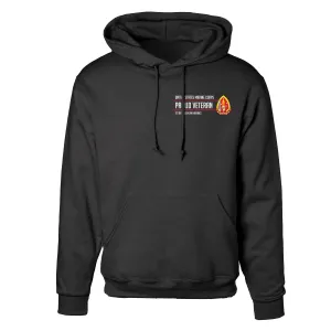 1st Battalion 2nd Marines Proud Veteran Hoodie