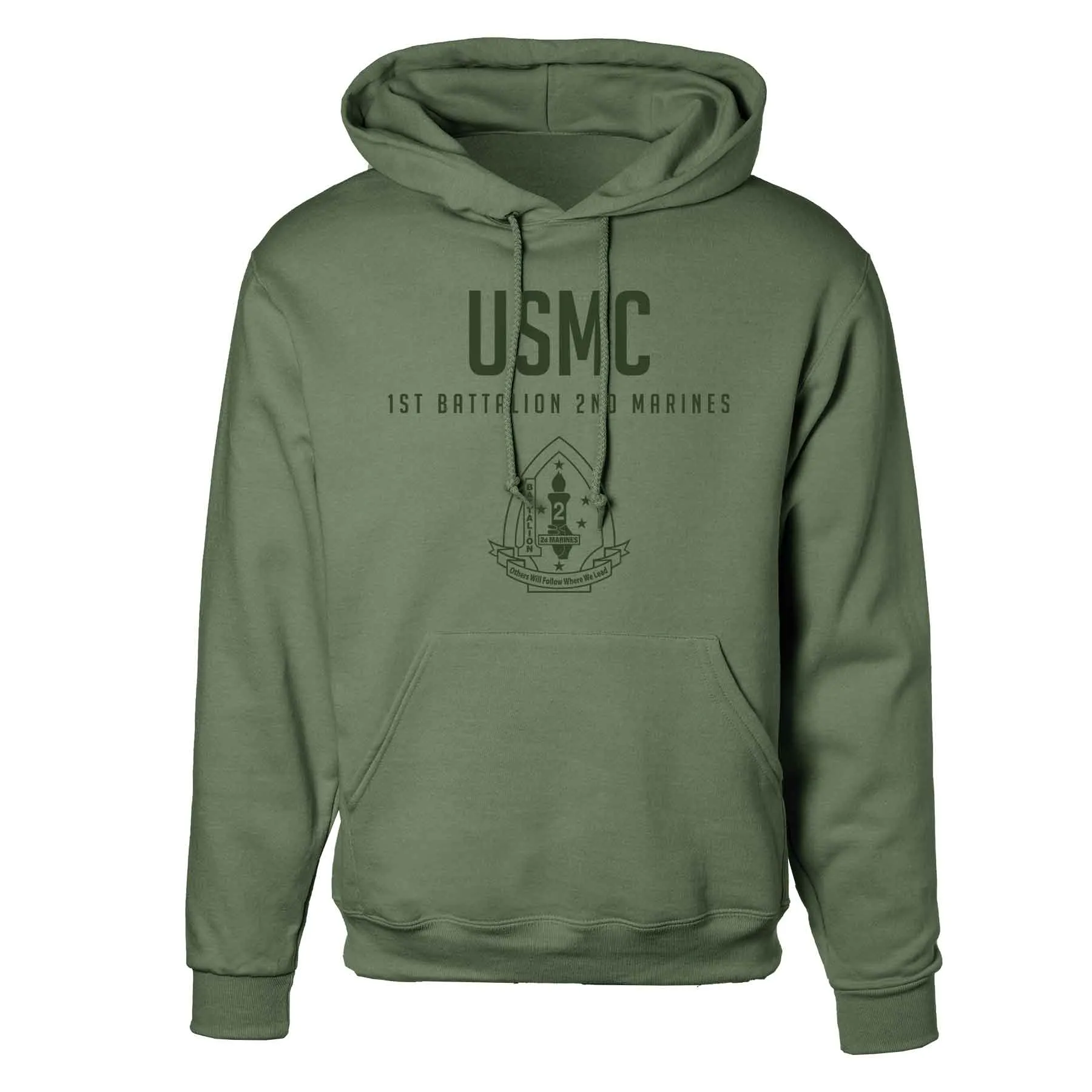 1st Battalion 2nd Marines Tonal Hoodie