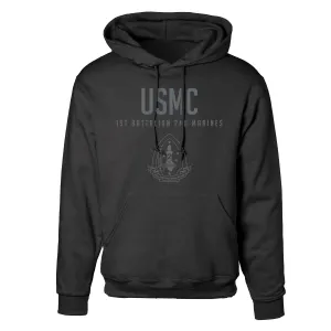 1st Battalion 2nd Marines Tonal Hoodie