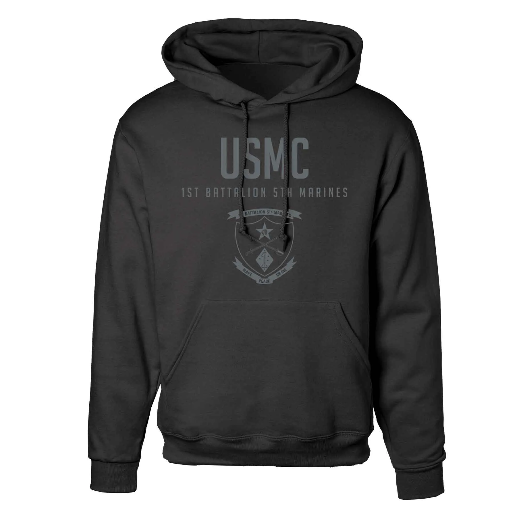 1st Battalion 5th Marines Tonal Hoodie