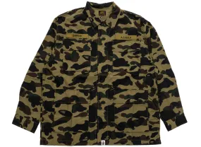 A Bathing Ape 1st Camo Military Shirt in Green xld