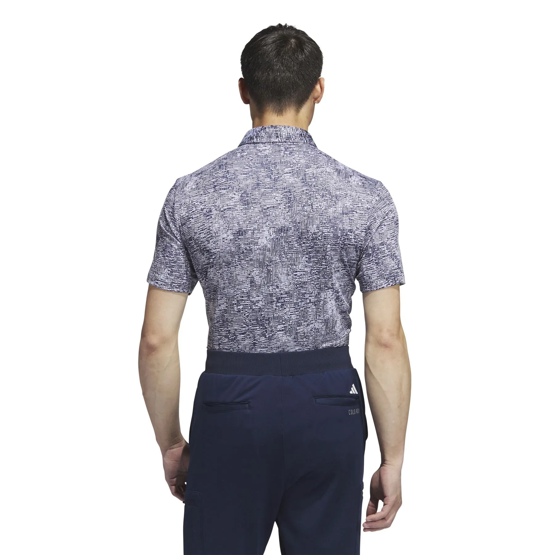 Aerial Jacquard Polo Grey Three - AW23