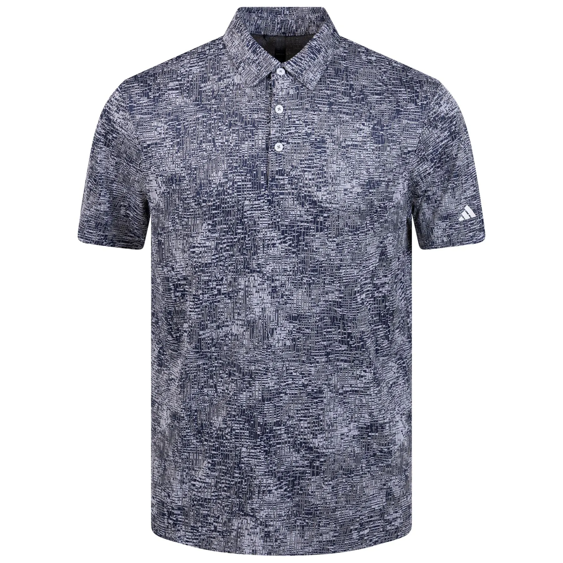 Aerial Jacquard Polo Grey Three - AW23