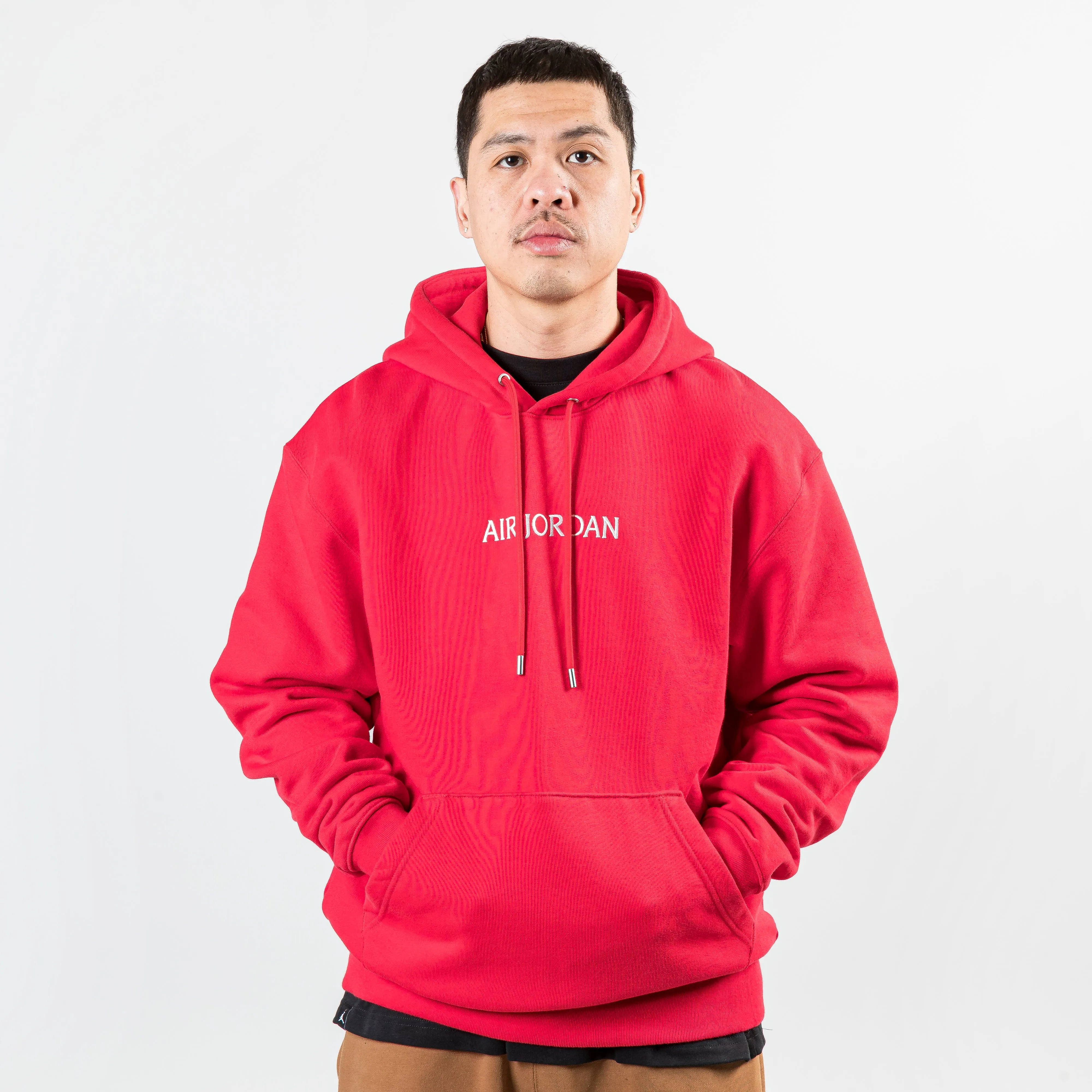 Air Jordan SP Fleece Hoodie - Fire Red/Sail