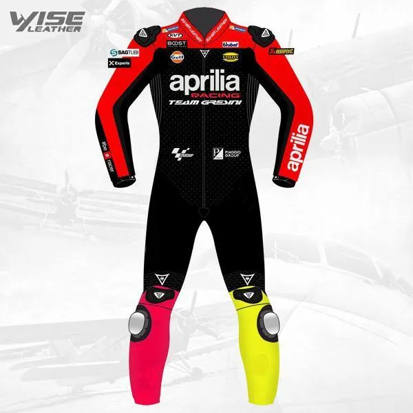 Aleix Espargaro Aprilia Motorcycle Leather Suit 2020