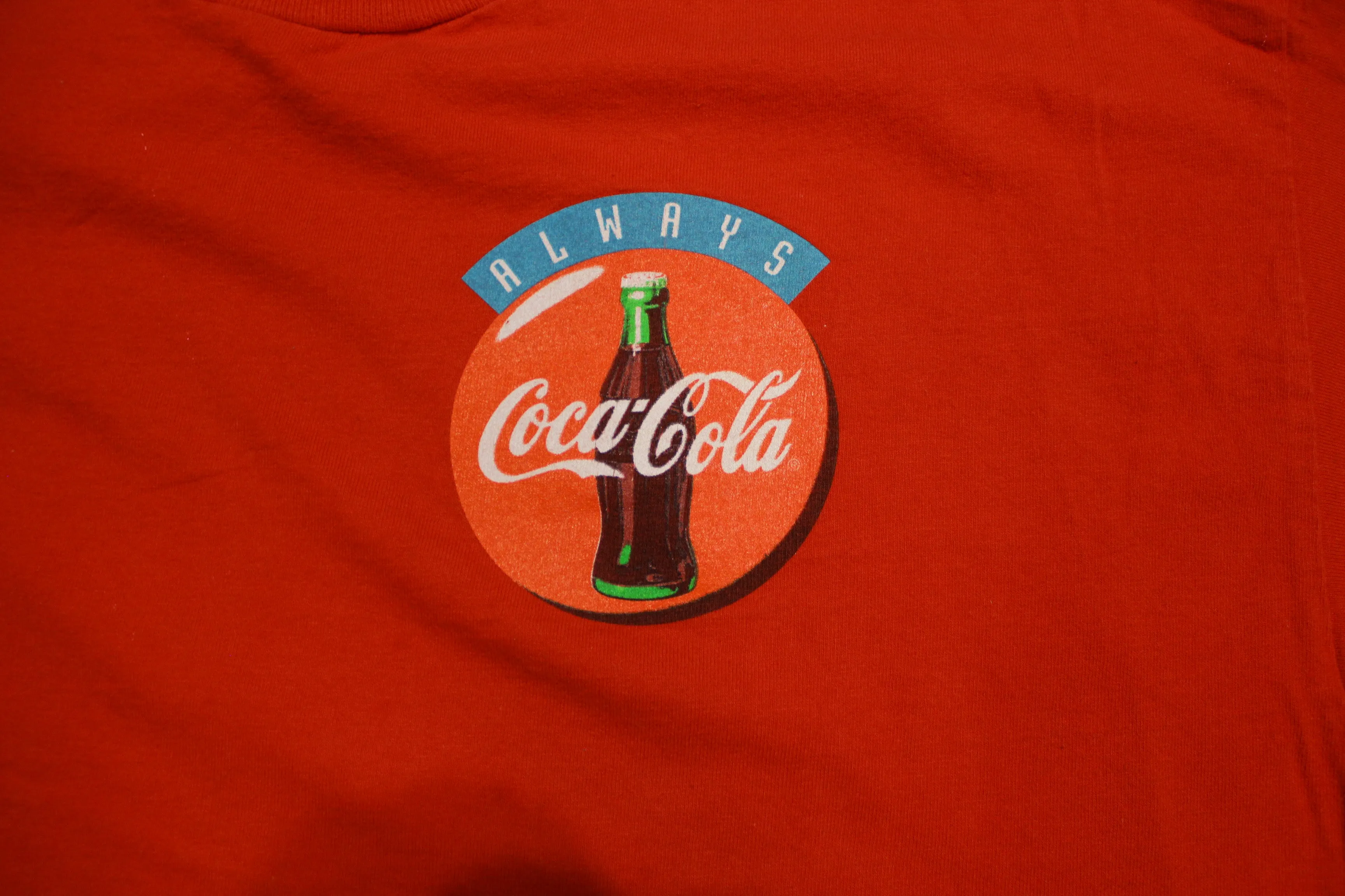 Always Coca-Cola 1994 Front and Back Graphic Vintage 90's T-shirt