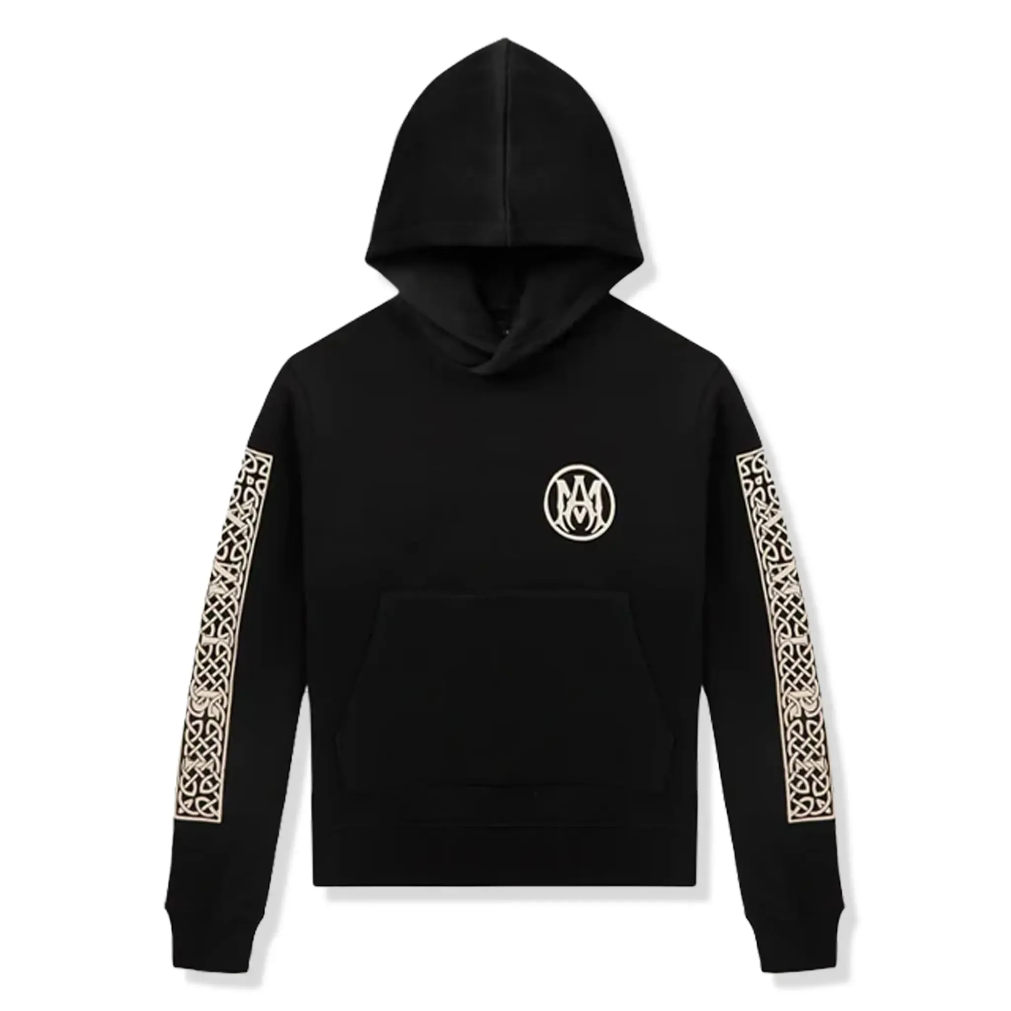 Amiri Black Ouija Board Graphic Hoodie - Stylish Streetwear with Unique Design