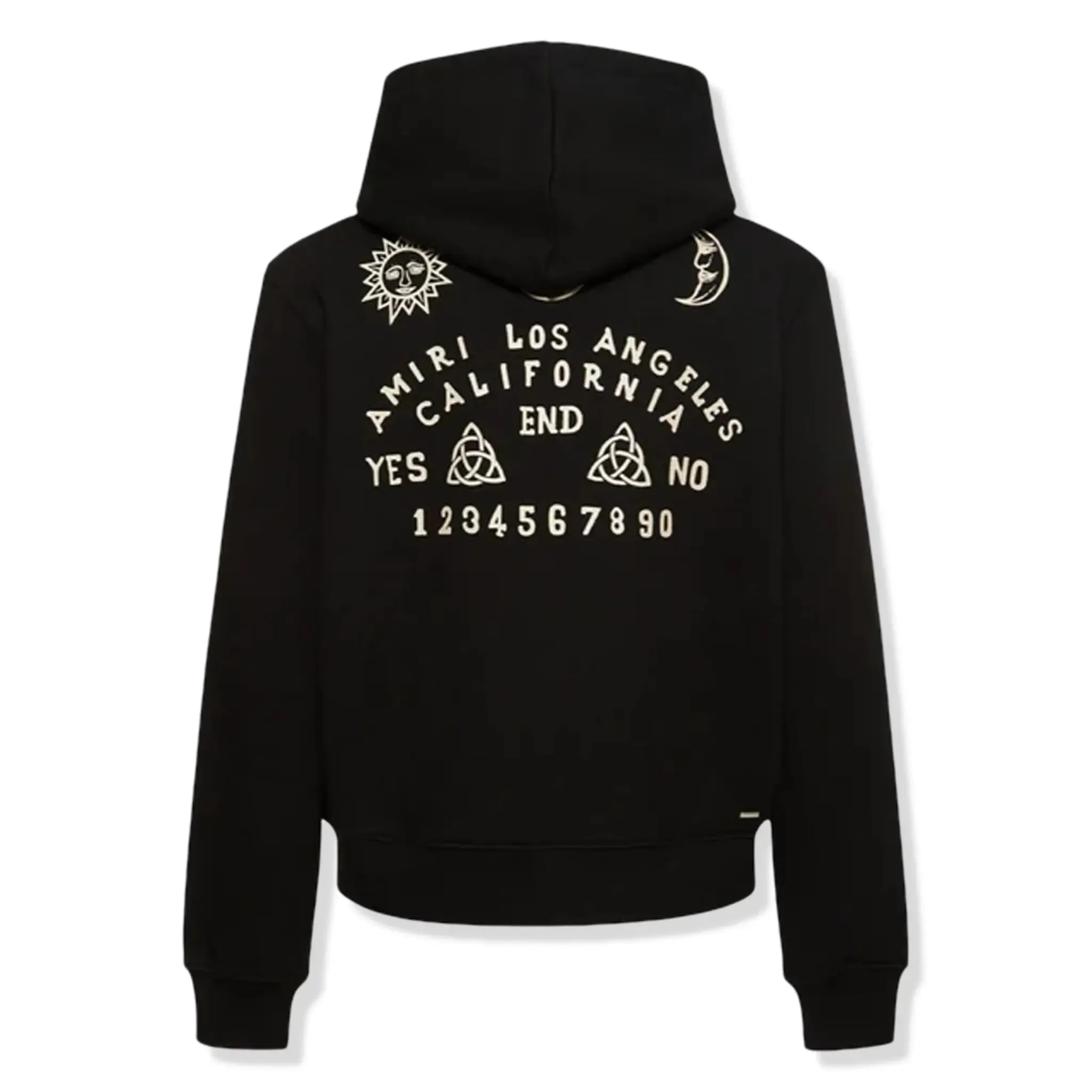 Amiri Black Ouija Board Graphic Hoodie - Stylish Streetwear with Unique Design