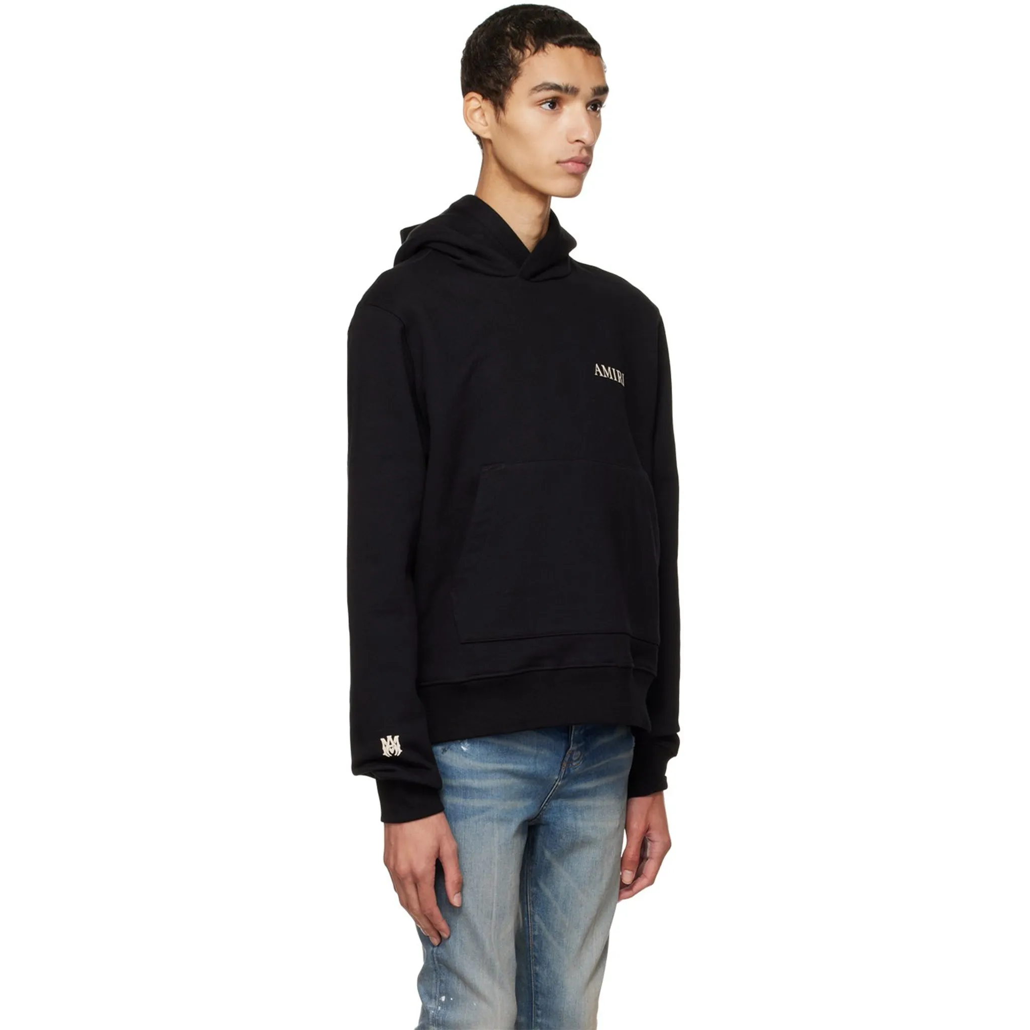 Amiri Puff Logo Hoodie Black