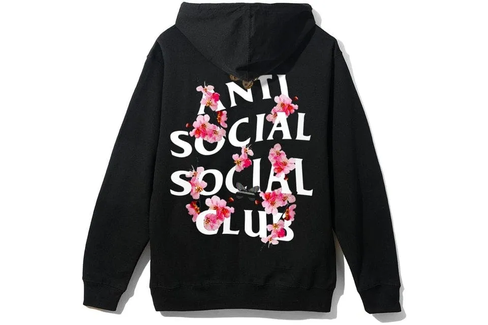 ANTI SOCIAL SOCIAL CLUB HOODIE KKOCH BLACK