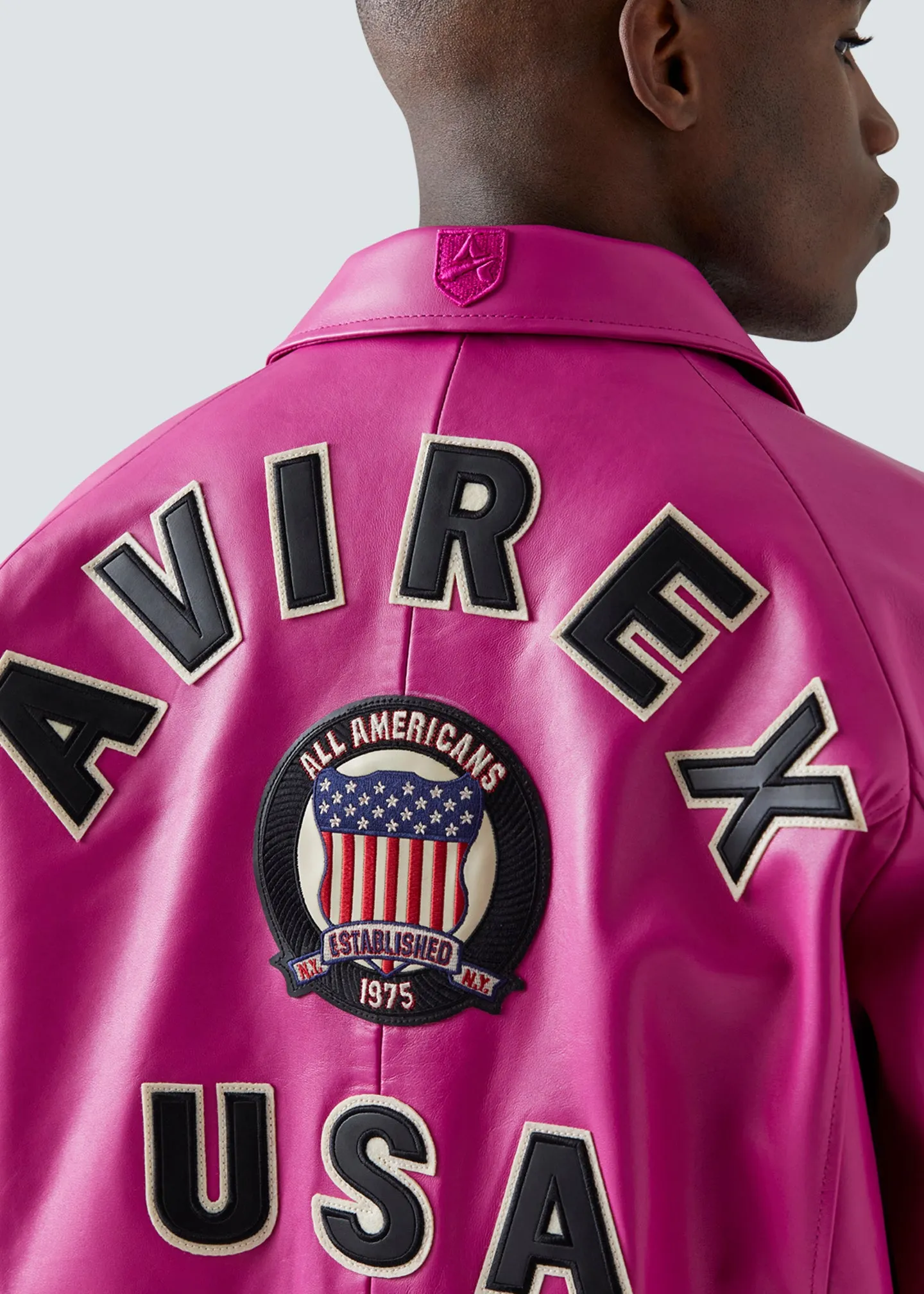 AVIREX ICON JACKET BERRY