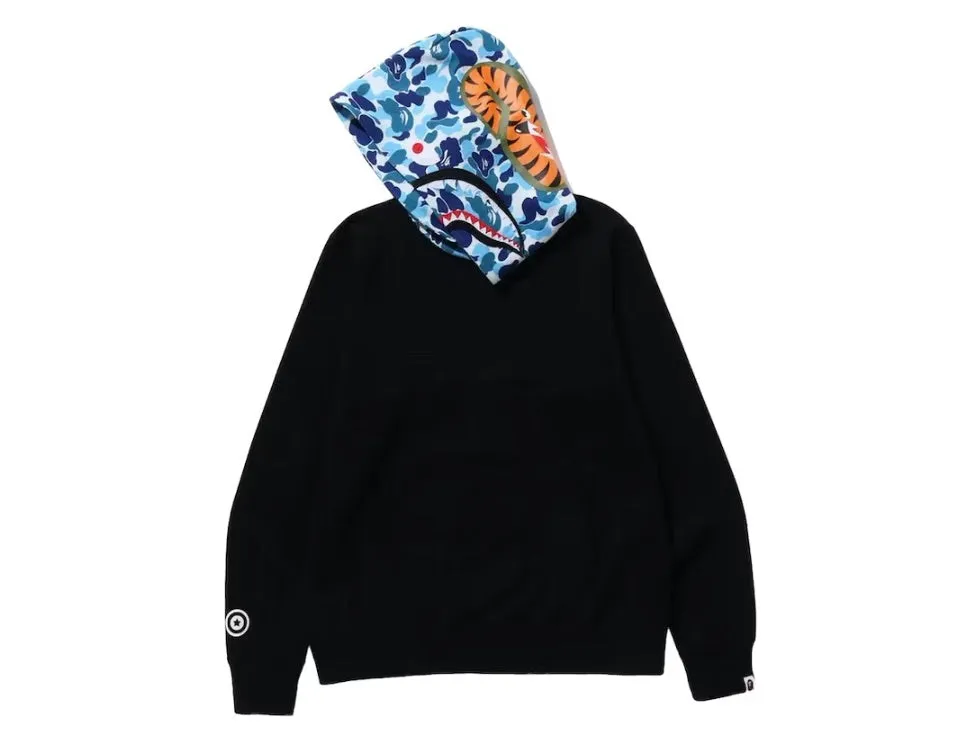 BAPE ABC CAMO SHARK PULLOVER HOODIE BLUE