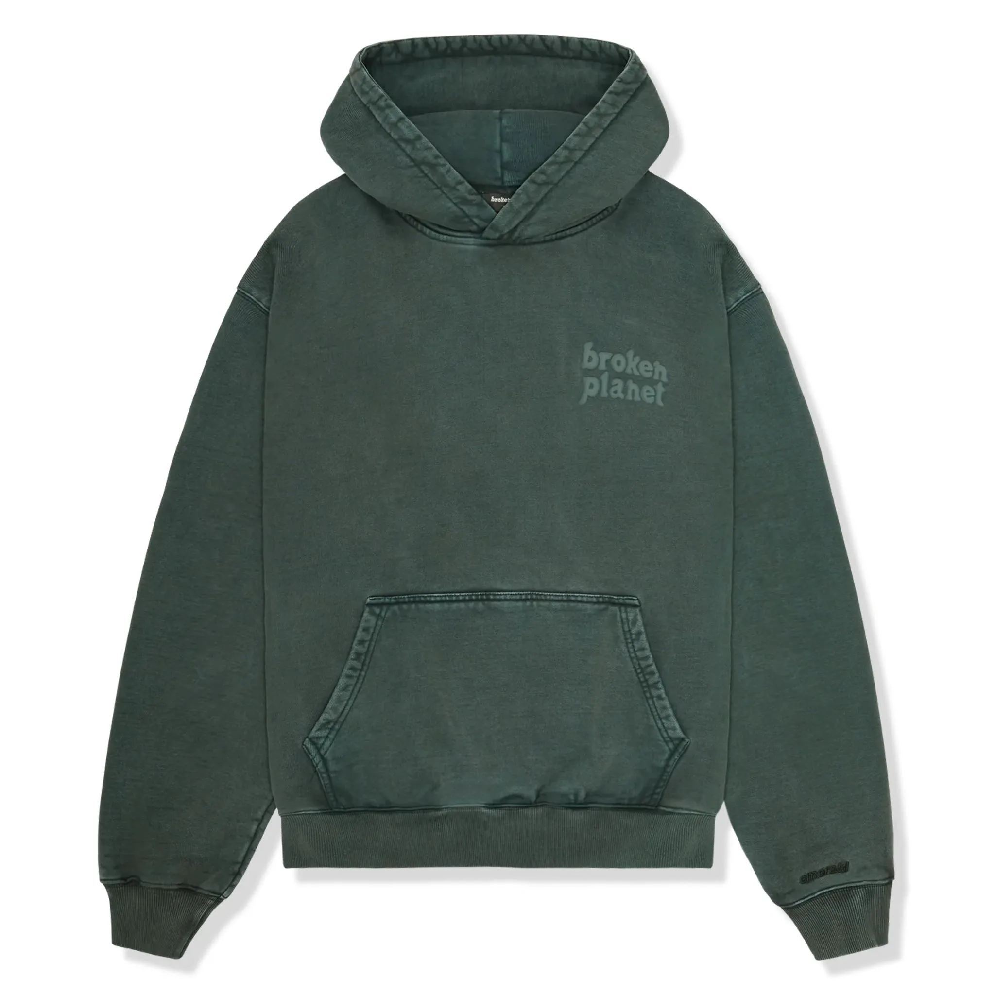 Broken Planet Basics Washed Emerald Hoodie