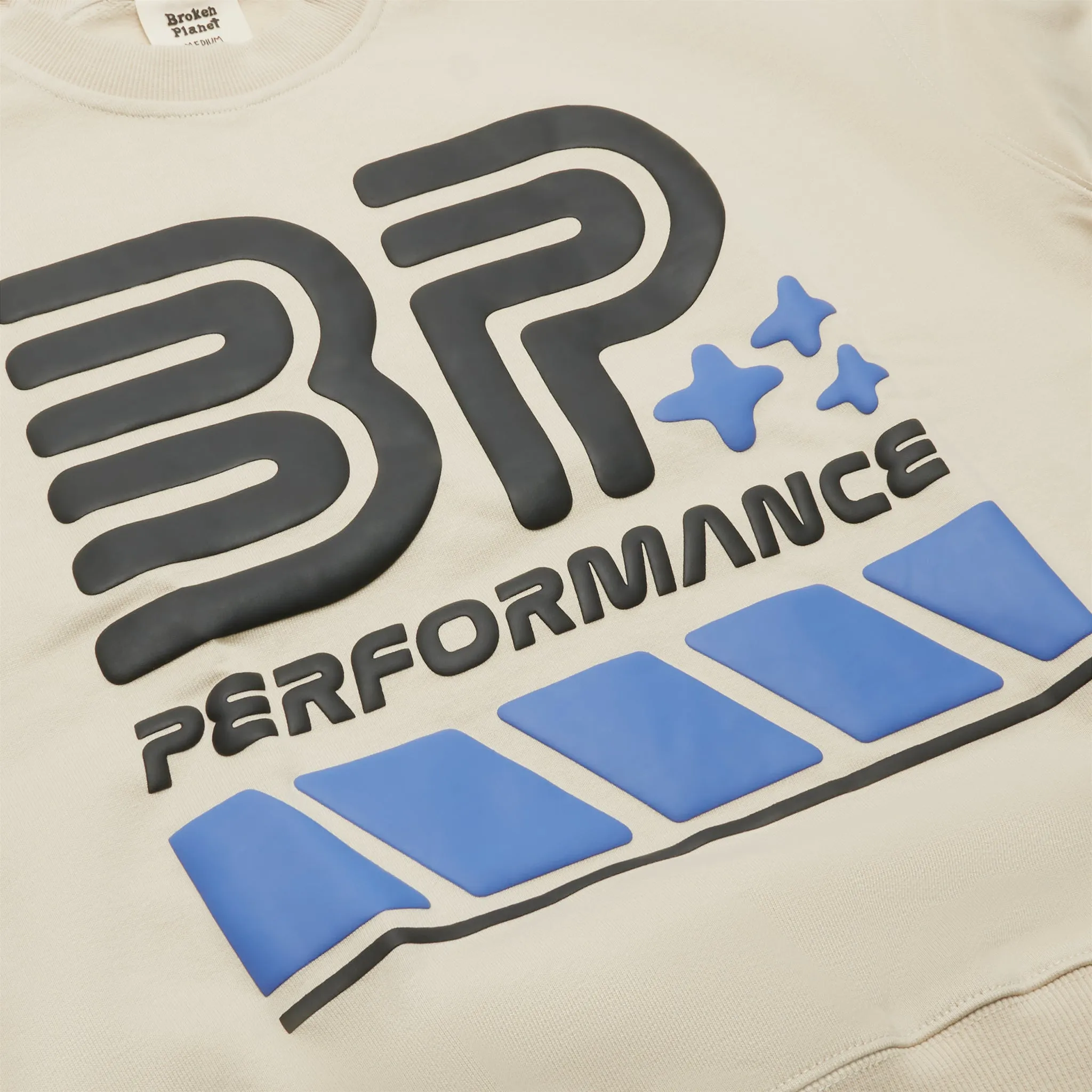 Broken Planet Performance Bone White Crewneck