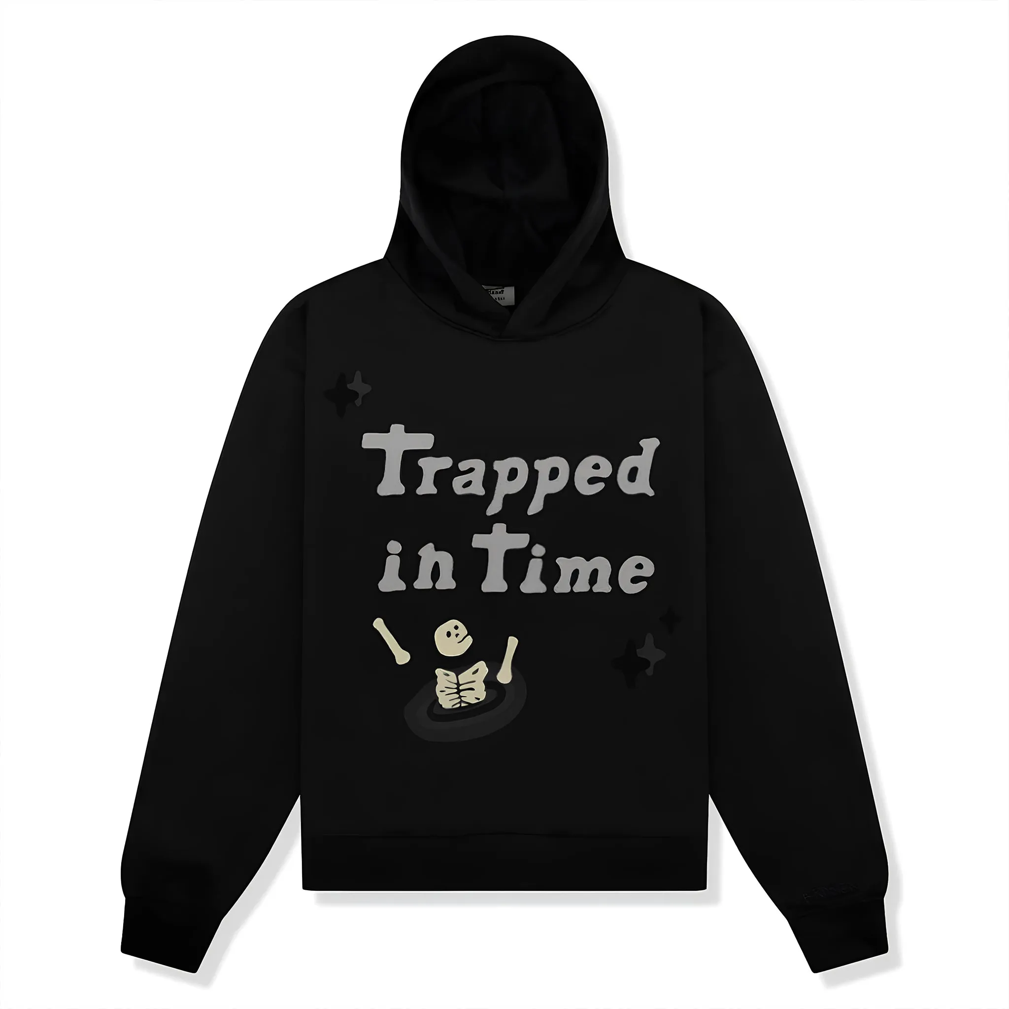 Broken Planet Trapped In Time Soot Black Hoodie