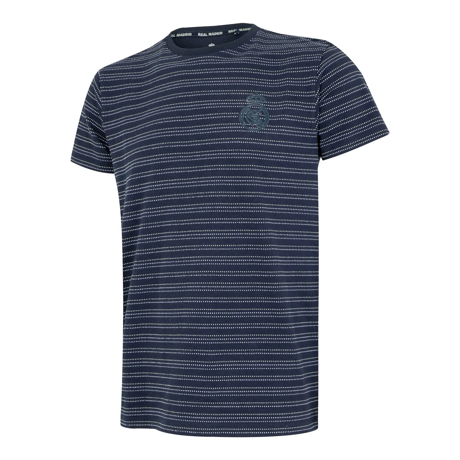 Camiseta Hombre Rayas 1902 Azul Marino Menta