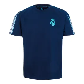 Camiseta Madrid Sky Cinta Escudo Hombre Azul