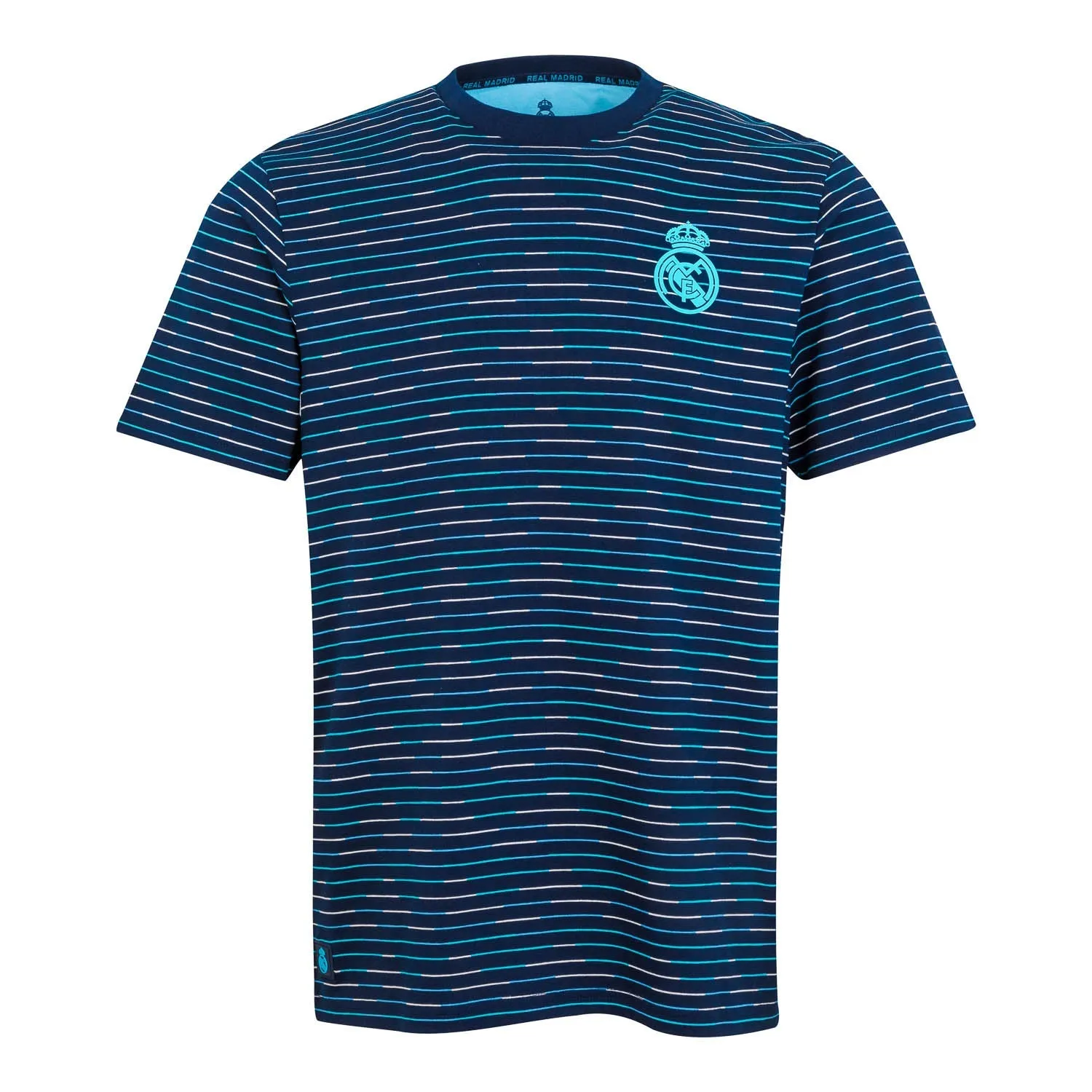 Camiseta Madrid Sky Rayas Hombre Azul