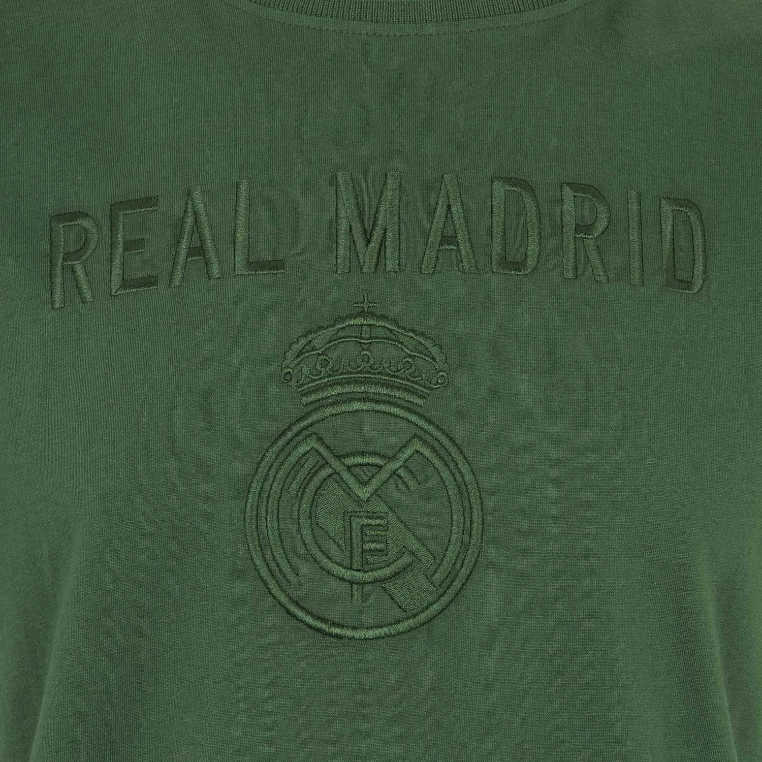 Camiseta Tonal Hombre Verde Real Madrid