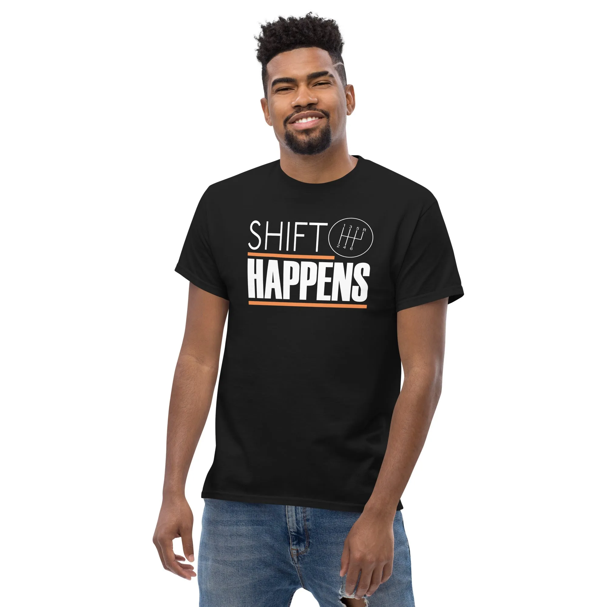 Car Enthusiast T-Shirt, Shift Happens Shirt, Manual Transmission Tee