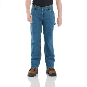 CARHARTT DENIM UTLY JEAN CHILD DENIM MEDIUM WASH