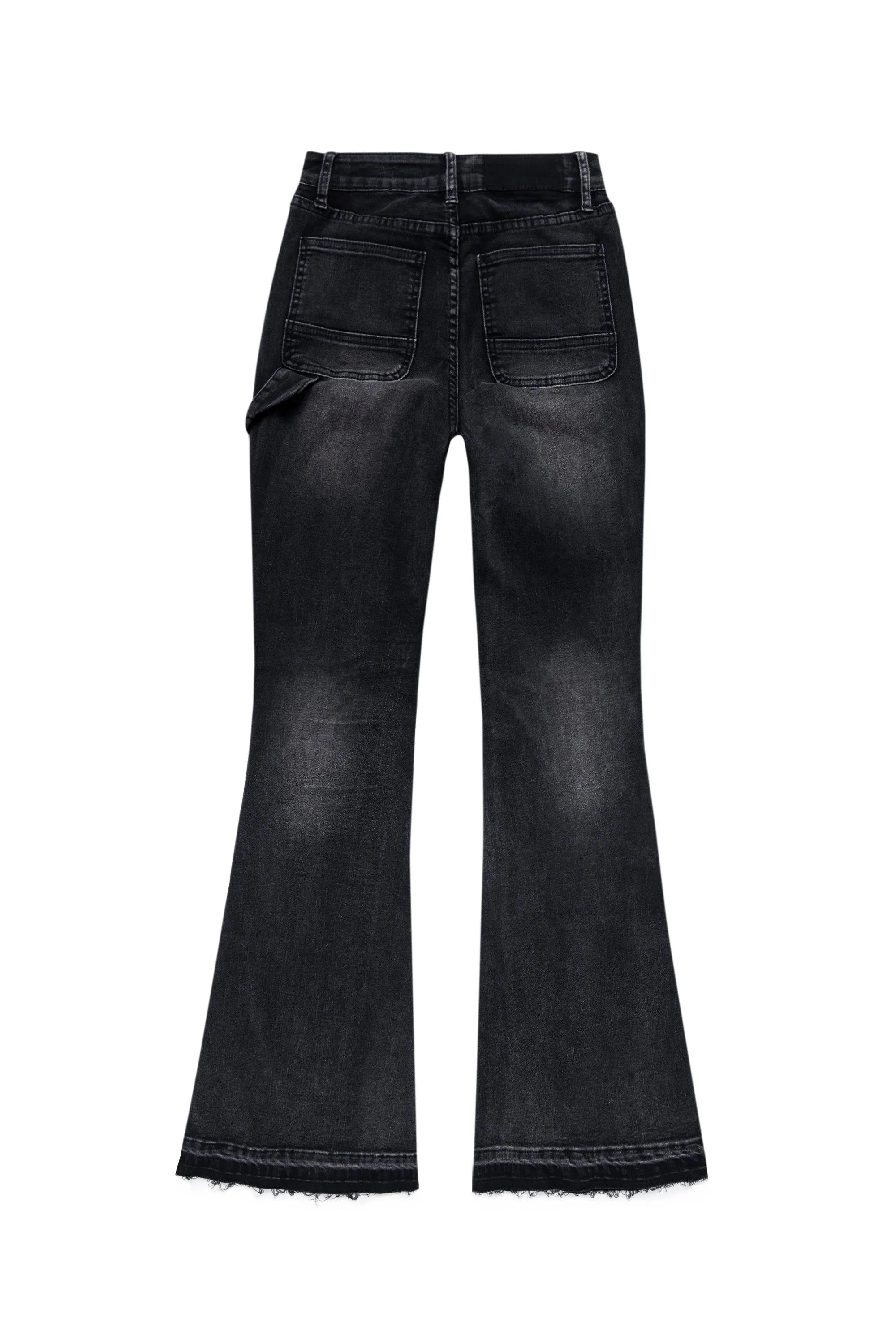 Carpenter Fashion Denim Pants - Shooting Star Black