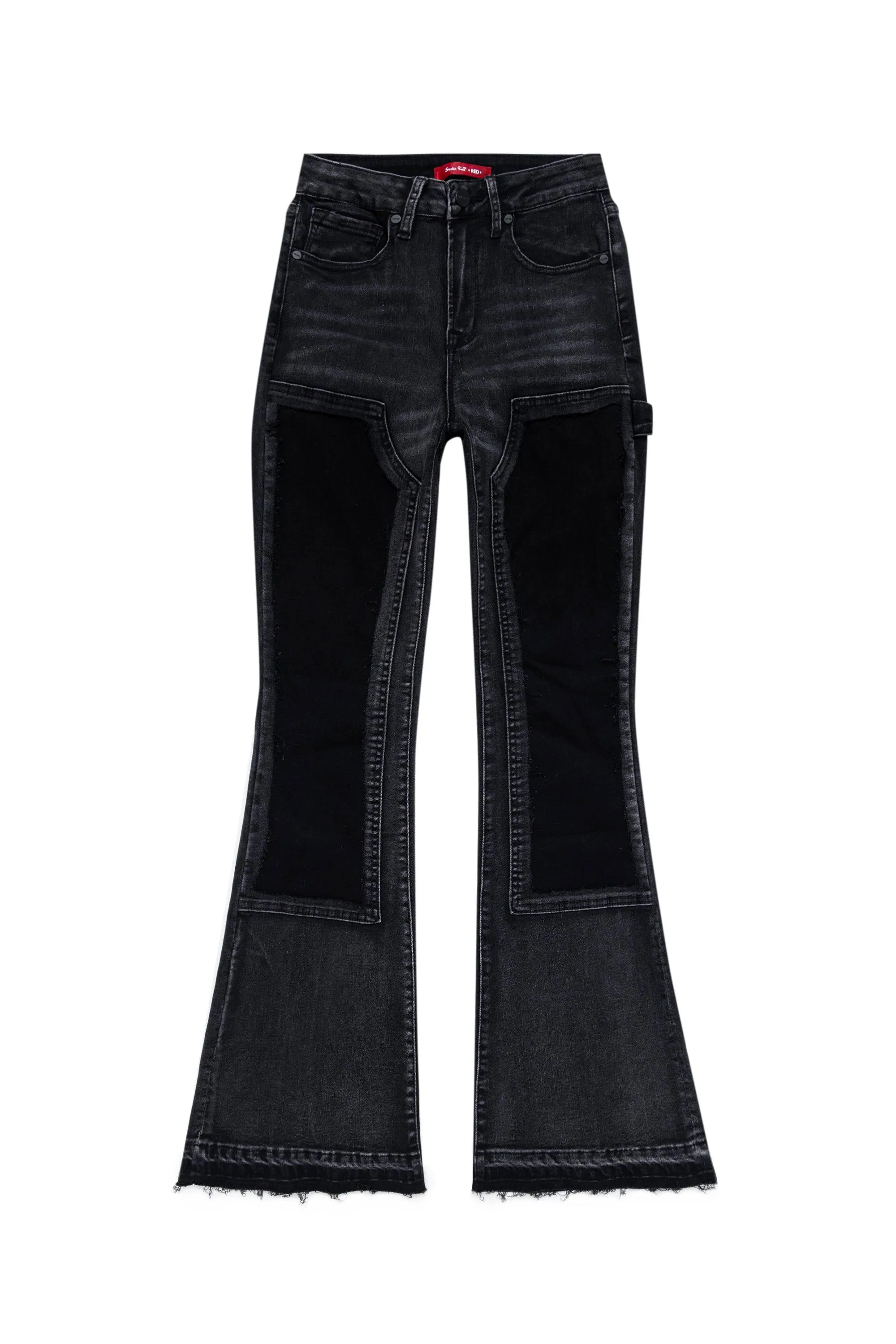 Carpenter Fashion Denim Pants - Shooting Star Black