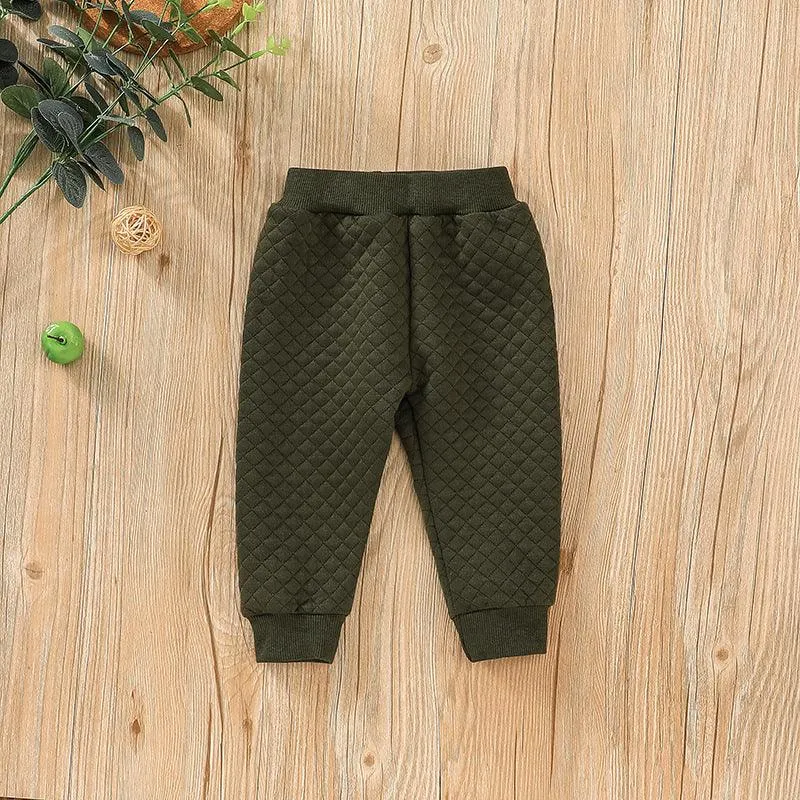 Children's Casual Long-sleeved Sweater two-piece Trousers