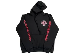 CHROME HEARTS MADE IN HOLLYWOOD PLUS HOODIE BLACK/RED