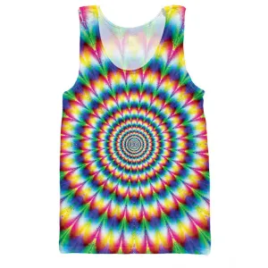 Dank Master Psychedelic Colorful Sleeveless Shirt