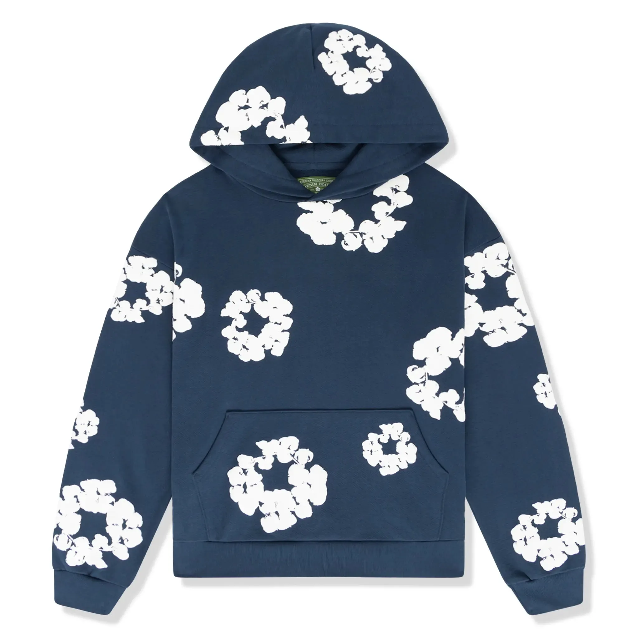 Denim Tears The Cotton Wreath Navy Hoodie