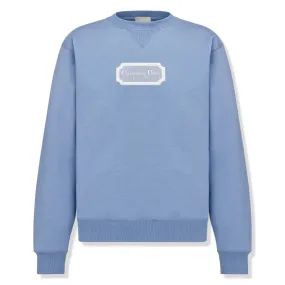 Dior 'Christian Dior Couture' Relaxed Fit Blue Sweatshirt