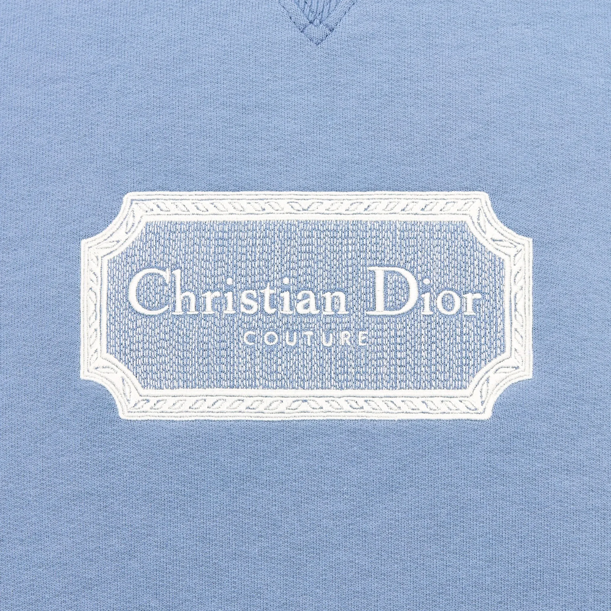 Dior 'Christian Dior Couture' Relaxed Fit Blue Sweatshirt