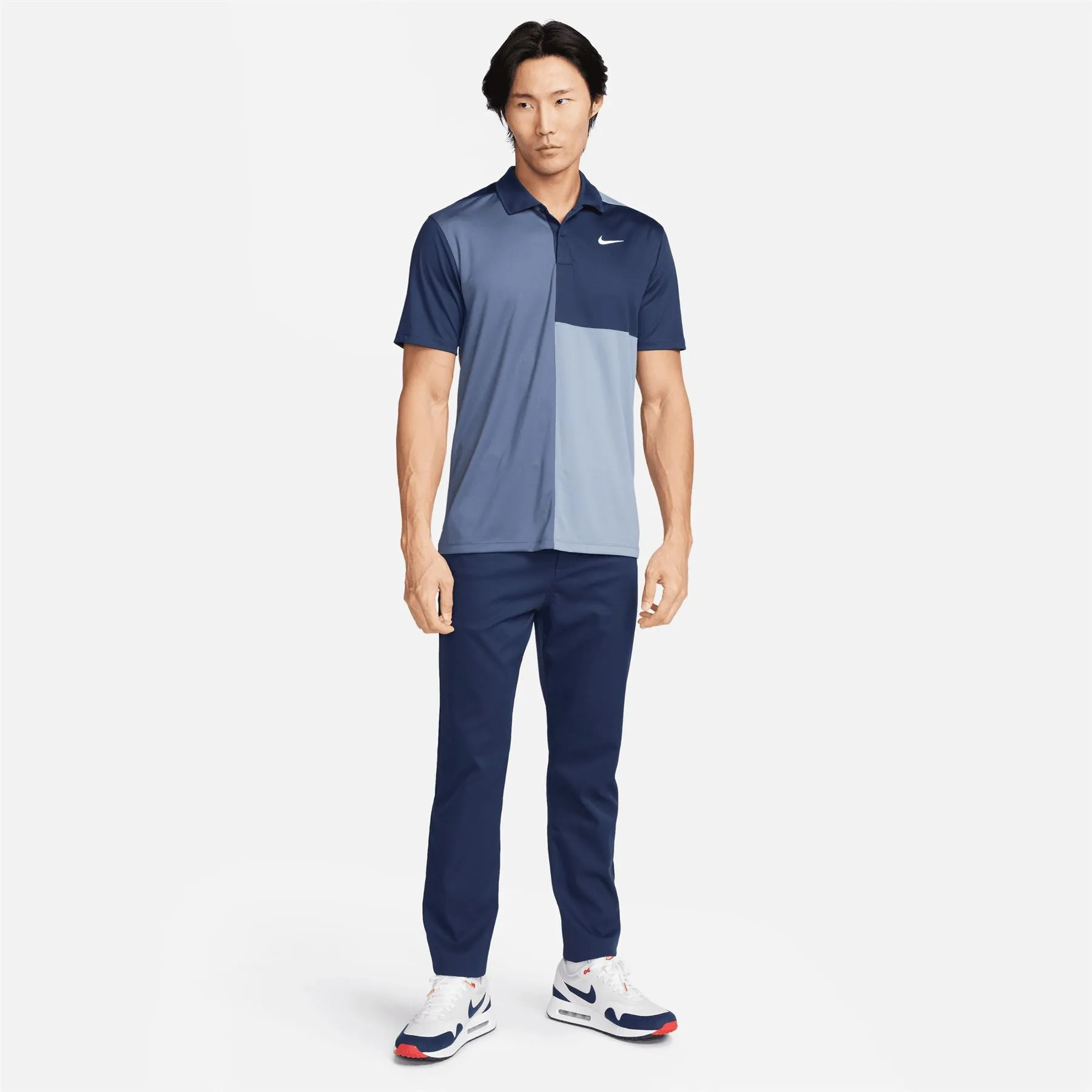 Dri-FIT Victory  Colour Blocked Polo Navy/Slate - SS24