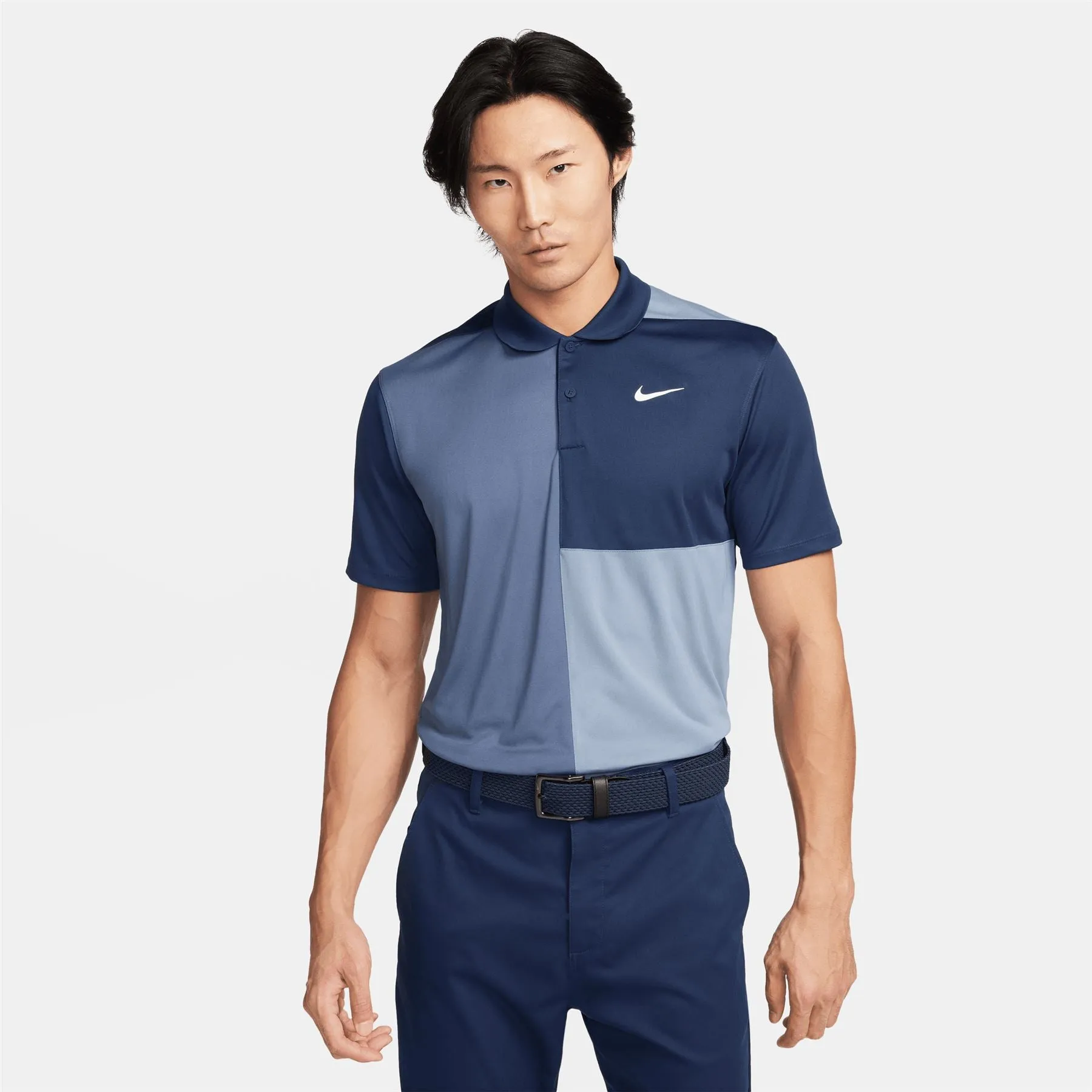 Dri-FIT Victory  Colour Blocked Polo Navy/Slate - SS24