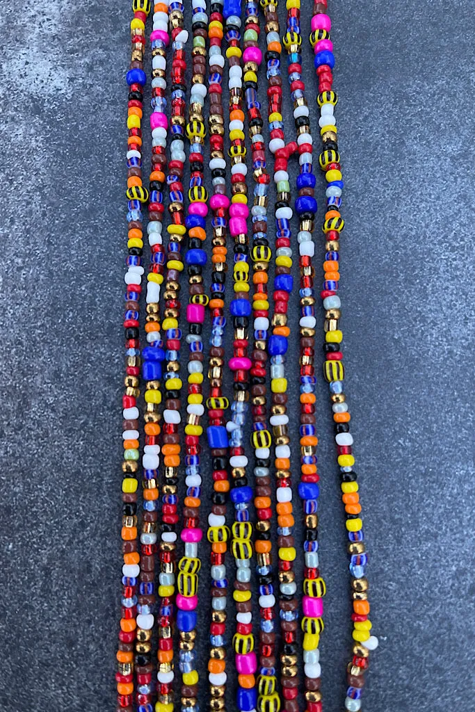 Extended Length 60 Inch Labadi Tie On Waist Beads