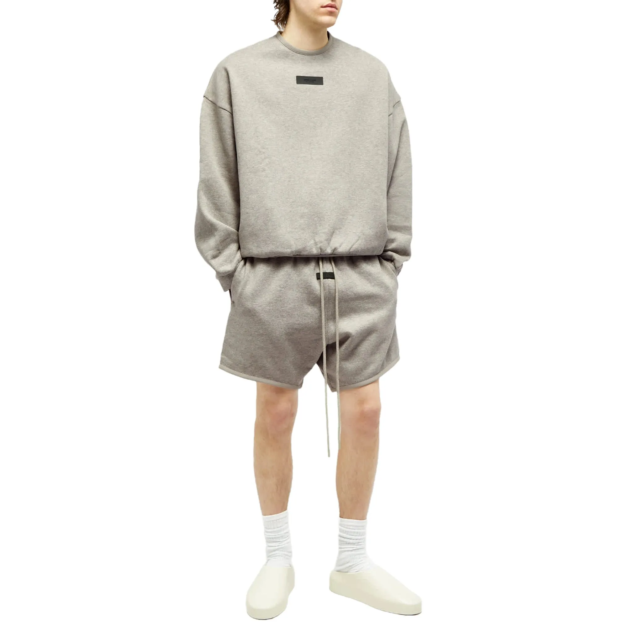 Fear Of God Essentials Dark Heather Oatmeal Crewneck (FW23)