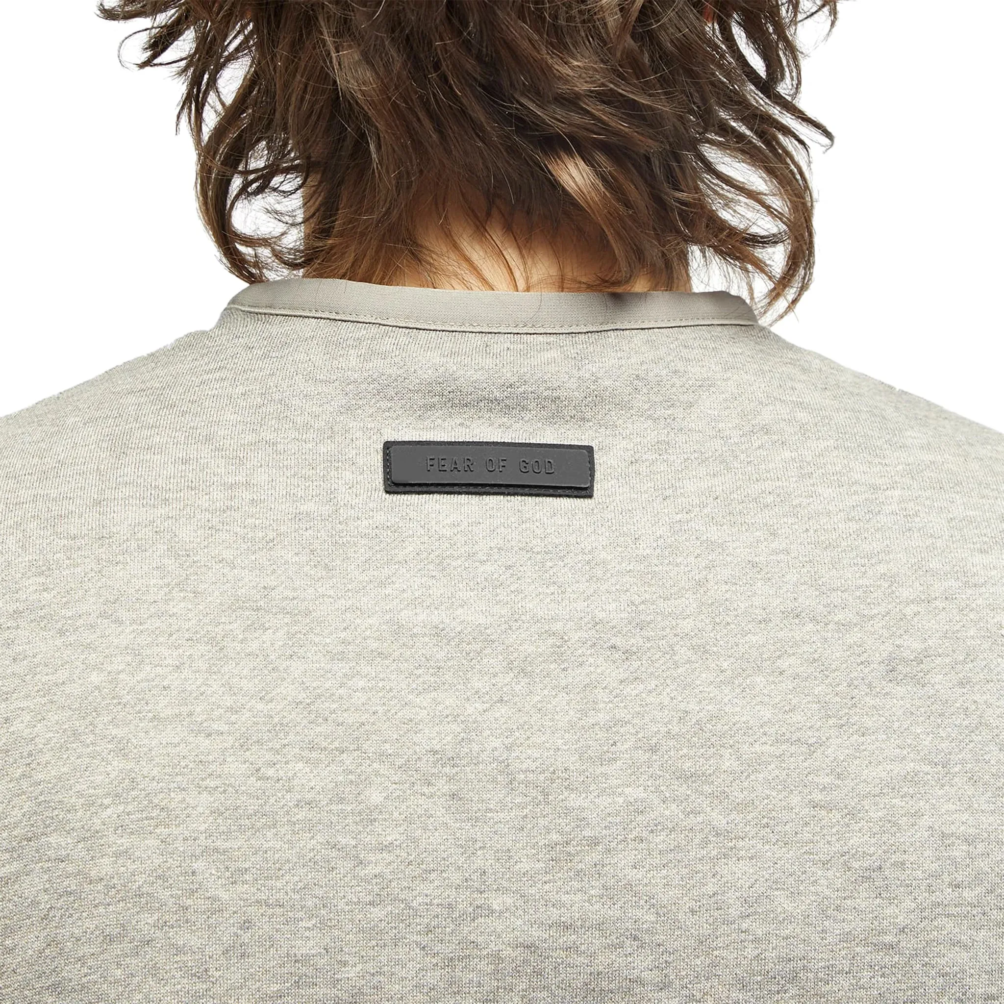 Fear Of God Essentials Dark Heather Oatmeal Crewneck (FW23)