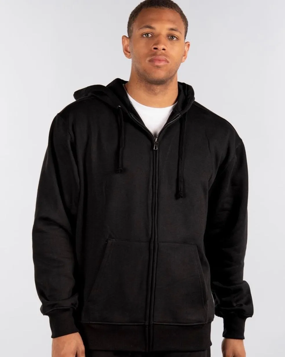 Full-Zip Solid Hoodie