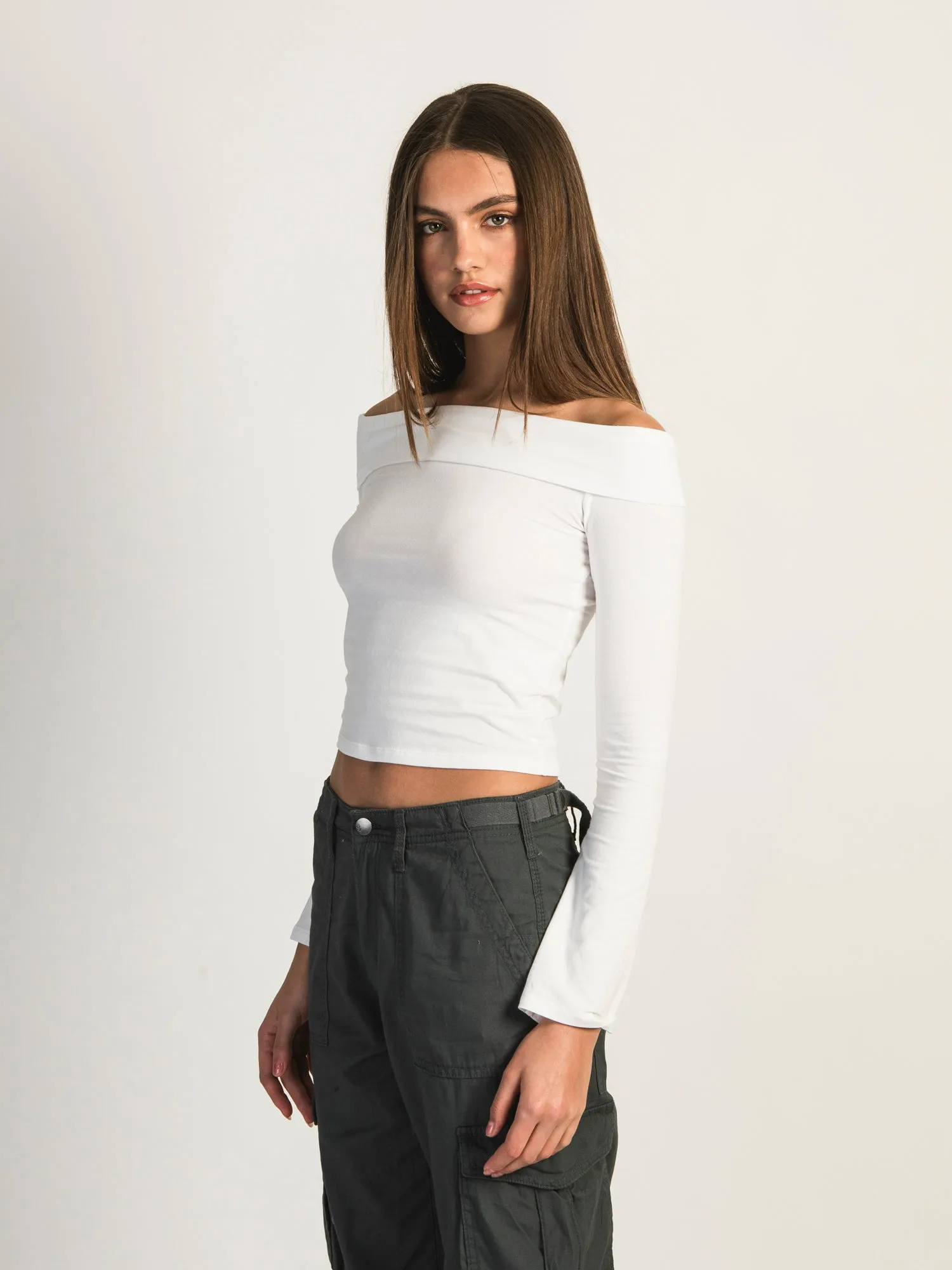 HARLOW KAITLYN LONG SLEEVE - WHITE