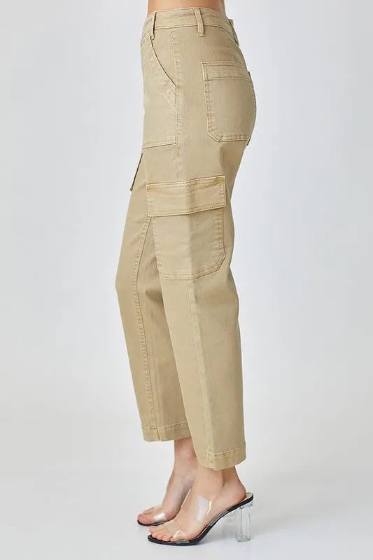 High Rise Cargo Boyfriend Pant