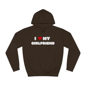 I love my girlfriend - Men's Hoodie