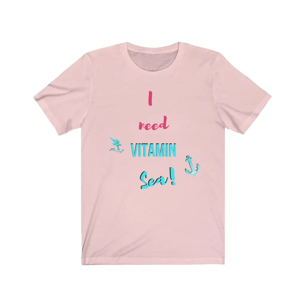 I Need Vitamin Sea - DJ Short Sleeve Tee