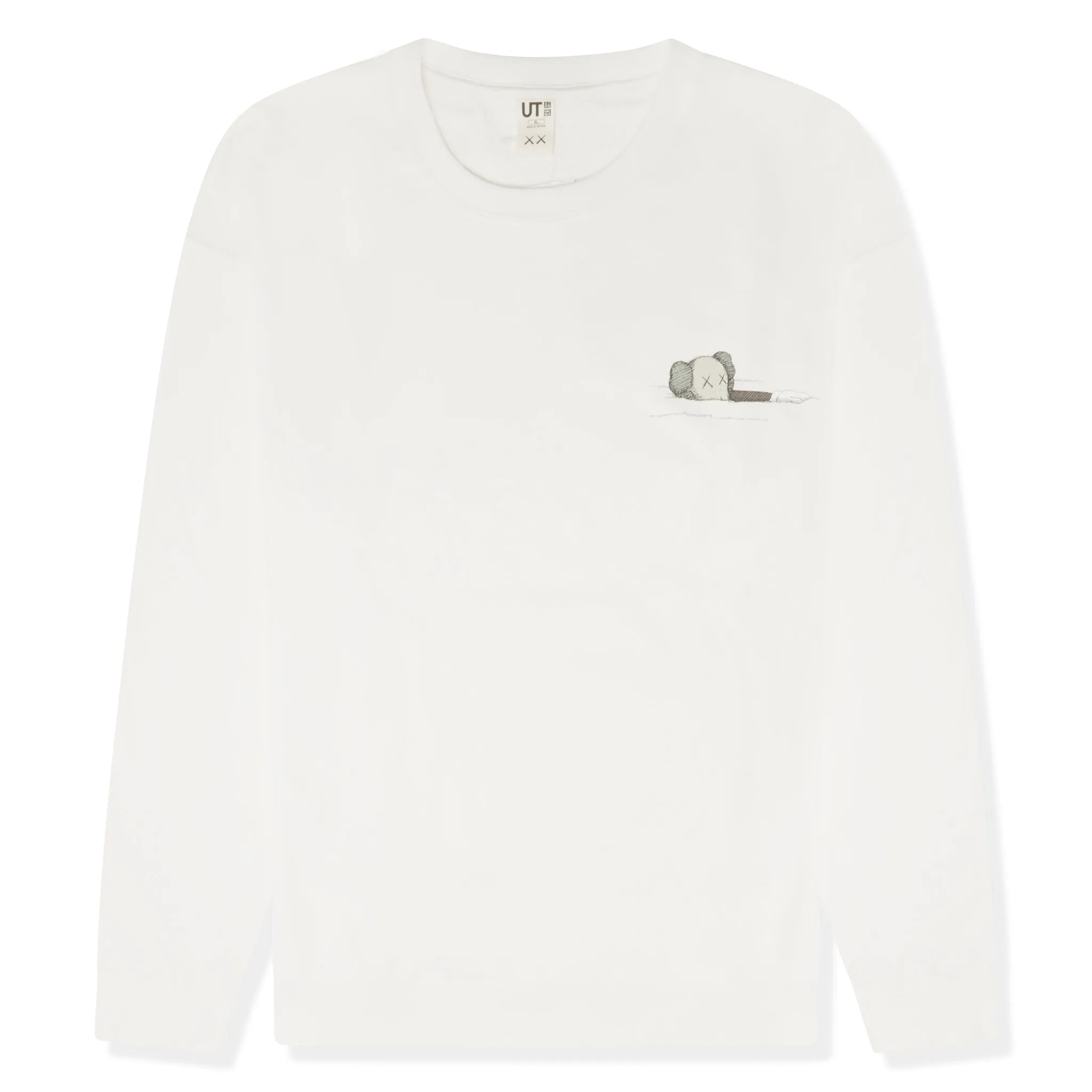 Kaws x Uniqlo UT Graphic White Sweatshirt