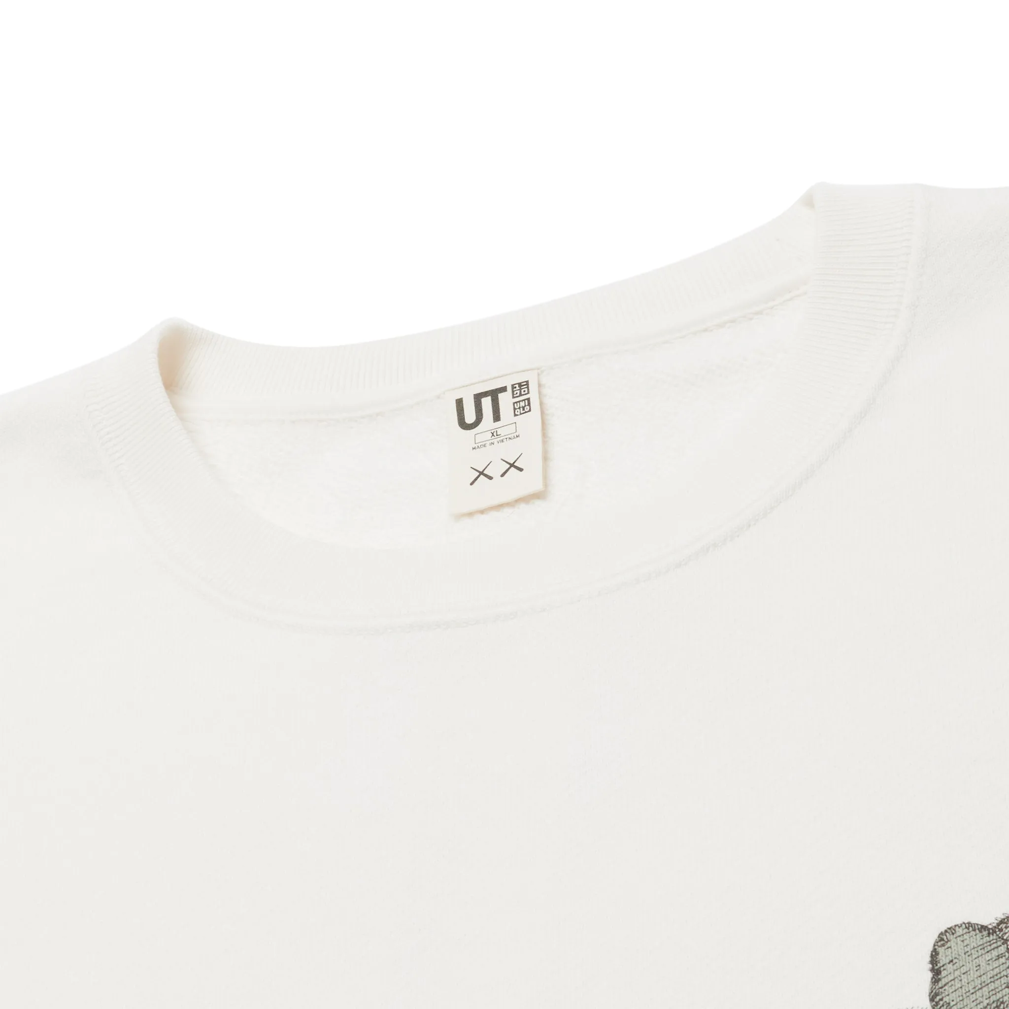 Kaws x Uniqlo UT Graphic White Sweatshirt