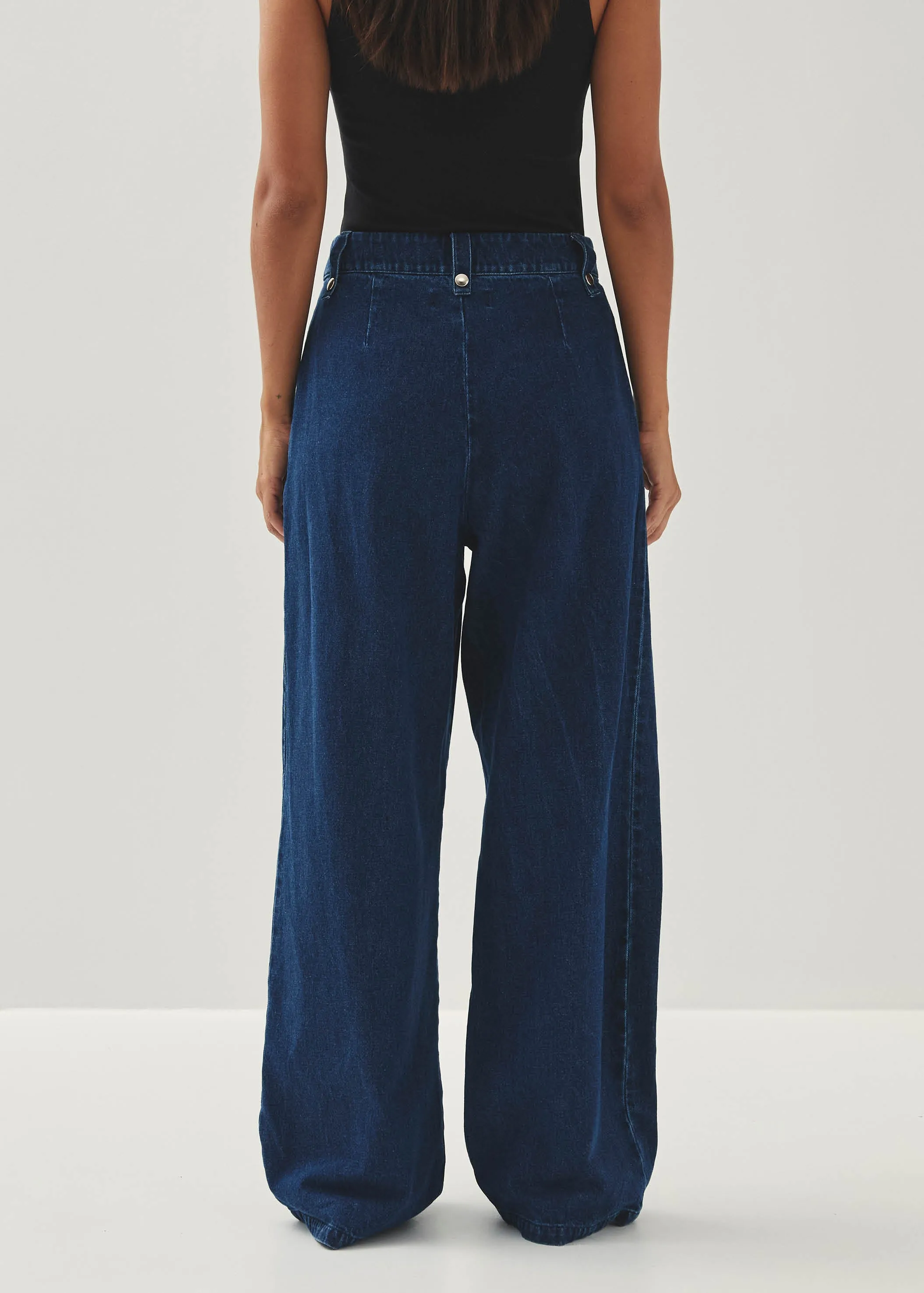 Liliana Blue Denim Trousers